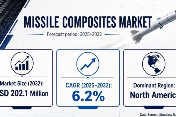 Missile Composites Market Growth to Reach USD 202.1 Million by 2032 Across Advanced Missile Programs