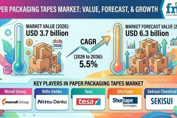 Paper Packaging Tapes Market Benefits from Expanding Warehousing and Fulfillment Networks