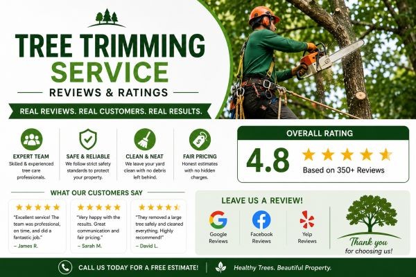 Tree Trimming Service Reviews and Ratings