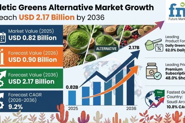 Athletic Greens Alternative Market to Reach USD 2.17 Billion by 2036