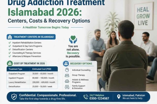 Best Addiction Treatment Center in Islamabad: Comprehensive Care for Lasting Recovery
