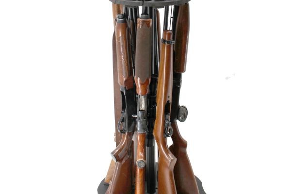 Black 8 Gun Spinning Rack: A Smart and Space-Saving Firearm Storage Solution