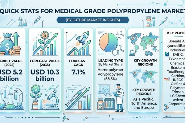Medical Grade Polypropylene Market Forecast 2025–2035: Market Expansion Driven by Healthcare Infrastructure