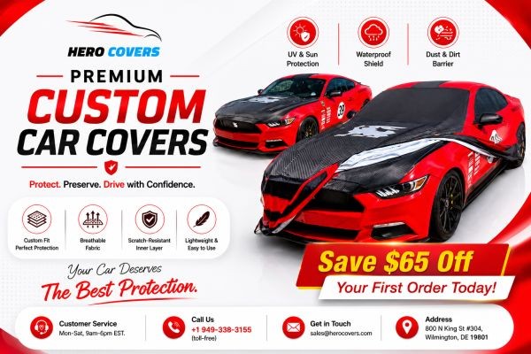 The Modern Driver’s Guide to Custom Car Covers for All-Season Vehicle Protection