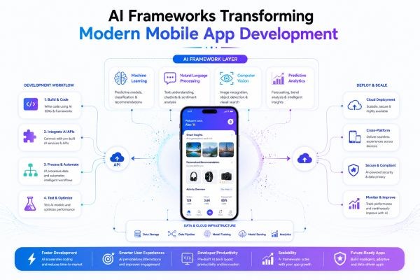 AI Frameworks Transforming Modern Mobile App Development