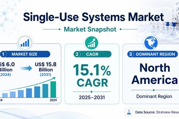 Single-Use Systems Market to Reach US$ 15.8 Billion by 2031 as Biopharmaceutical Manufacturing Scales