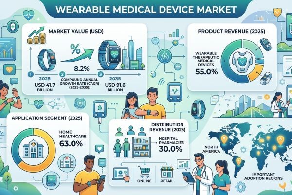Global Wearable Medical Devices Market Forecast 2026–2036: Market Expansion Driven by Chronic Disease Management