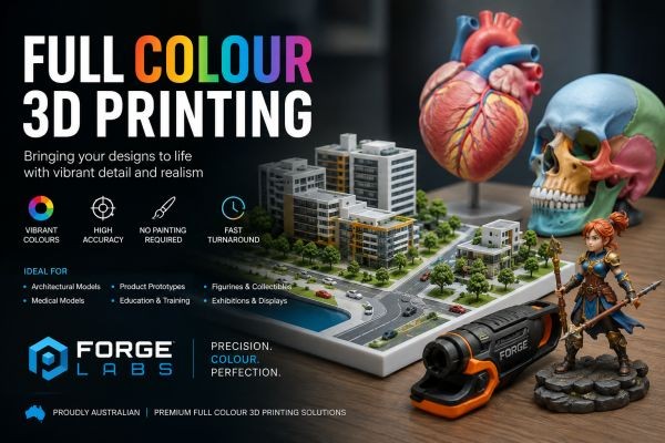 Full Colour 3D Printing Services in Australia: Create Models That Leave a Lasting Impression