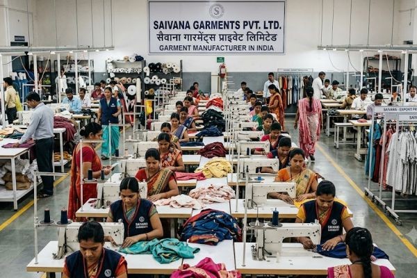 Garment Manufacturer in India & Garment Manufacturers in India For Premium Apparel Solutions - Saivana Garments
