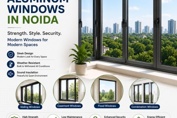 Aluminum Windows in Noida – Premium Window Solutions by Windows Mart