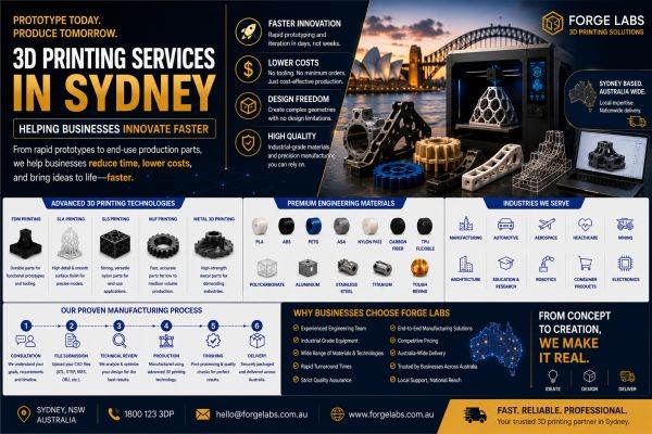 How 3D Printing Services in Sydney Improve Supply Chain Efficiency