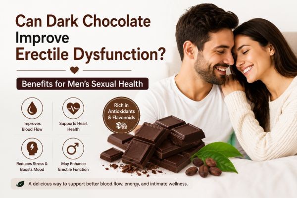 Can Dark Chocolate Improve Erectile Dysfunction? Benefits for Men's Sexual Health