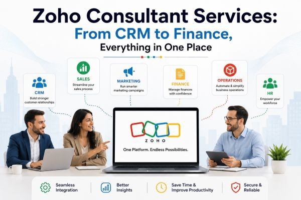 Zoho Consultant Services: From CRM to Finance, Everything in One Place