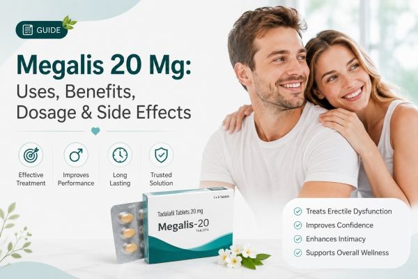 Megalis 20 Mg: Uses, Benefits, Dosage & Side Effects