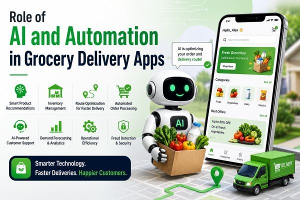 Role of AI and Automation in Grocery Delivery Apps