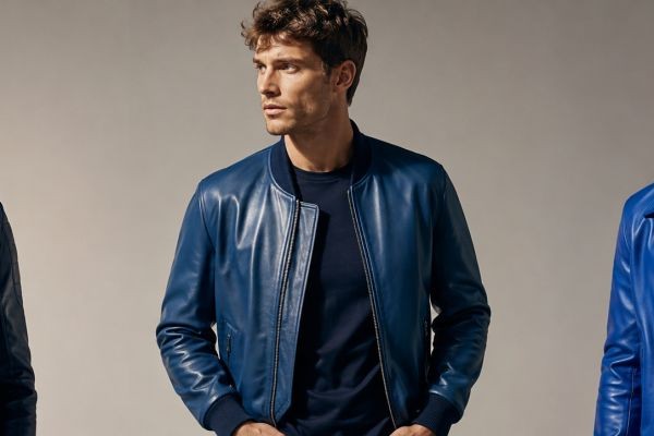 Blue Leather Jackets for Men: The Color That Makes a Classic Feel New Again