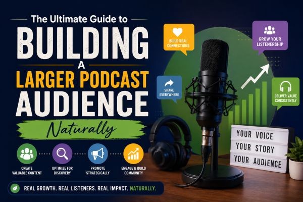 The Ultimate Guide to Building a Larger Podcast Audience Naturally