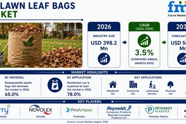 United States Lawn Leaf Bags Market Forecast to Exceed USD 563.5 Million by 2036