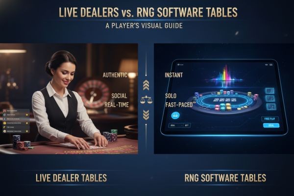 Guide to Evaluate Live Dealers vs RNG Engine Tables