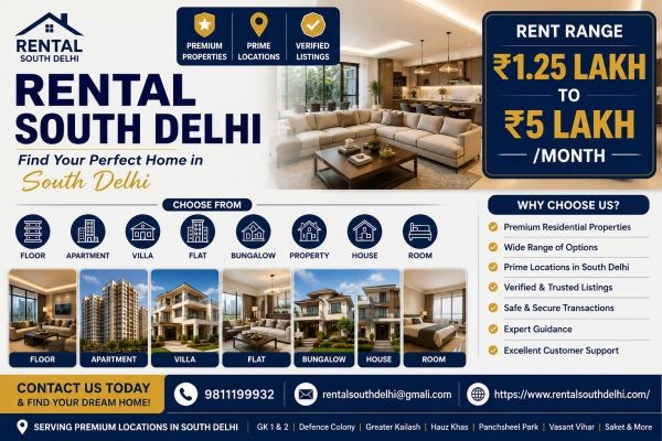 3 BHK Apartment For Rent In Anand Niketan
