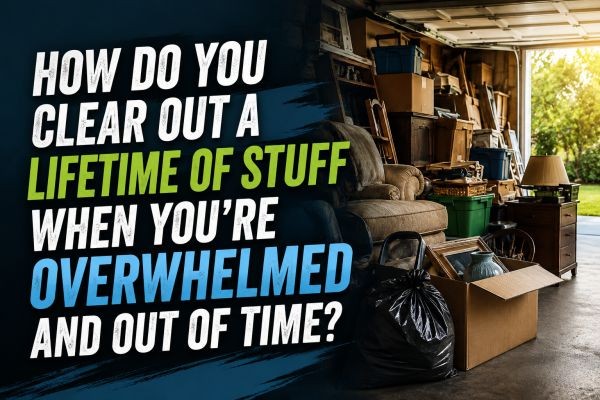 How do you clear out a lifetime of Stuff when you’re overwhelmed and out of time?