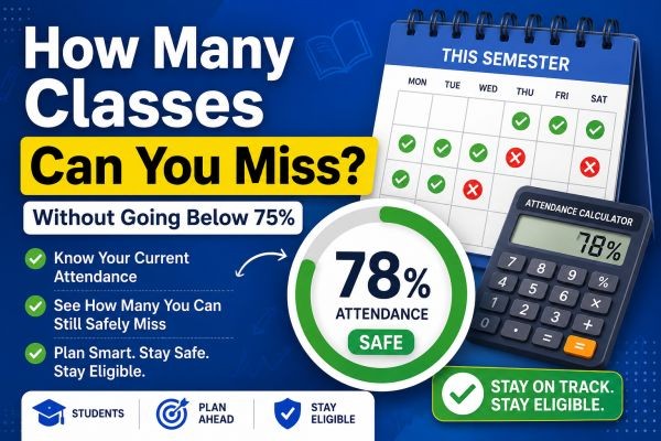 How Many Classes Can You Actually Miss? A No-Panic Guide to Attendance Math
