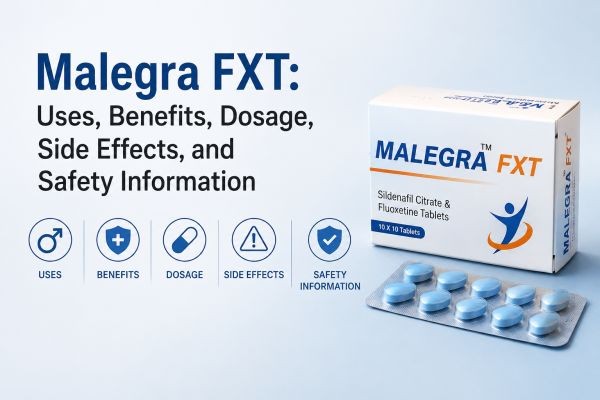 Malegra FXT: Uses, Benefits, Dosage, Side Effects, and Safety Information