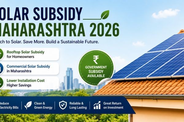 Solar Subsidy Maharashtra 2026: A Complete Guide to Rooftop Solar Benefits
