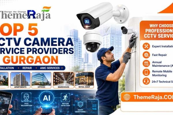 Top 5 CCTV Camera Service Providers in Gurgaon | Installation, Repair & AMC