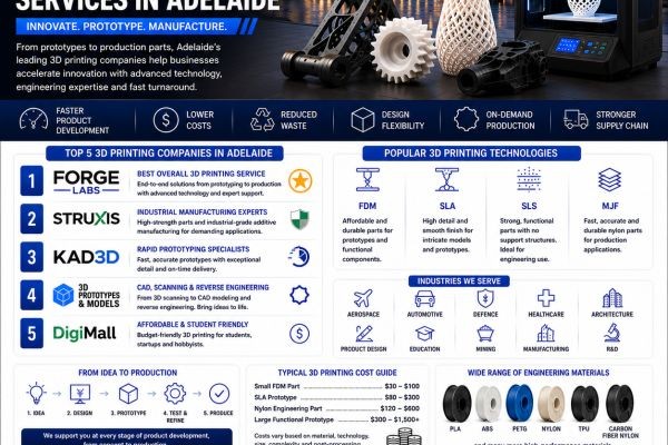 Exploring the Benefits of 3D Printing Services in Adelaide for Modern Product Development