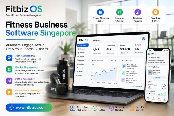 Fitness Business Software Singapore: Why Push Notifications Are Becoming Essential for Member Engagement