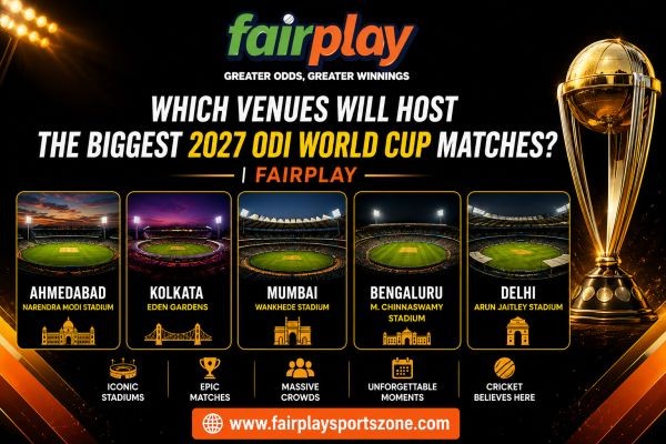 Which Venues Will Host the Biggest 2027 ODI World Cup Matches? | Fairplay
