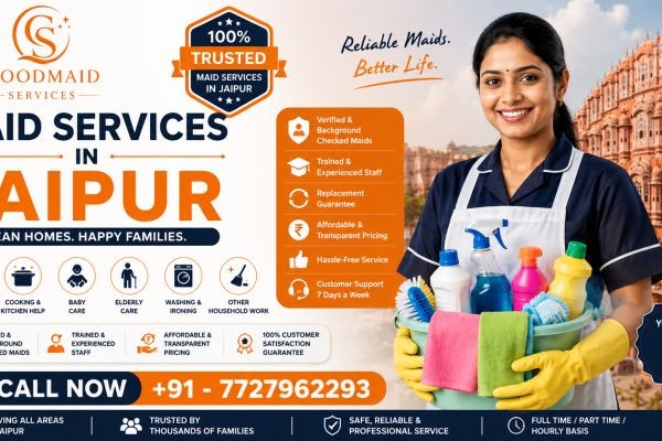 Best Maid Support for Home Cleaning: Good Maids Service in Jaipur india