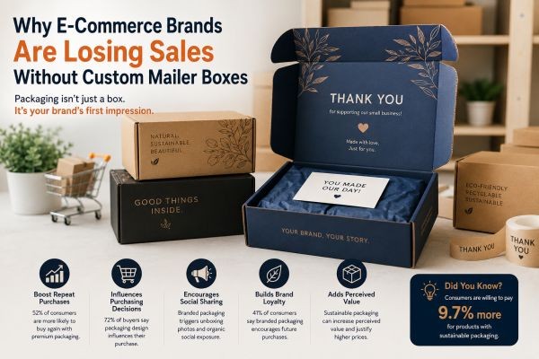 Why E-Commerce Brands Are Losing Sales Without Mailer Boxes