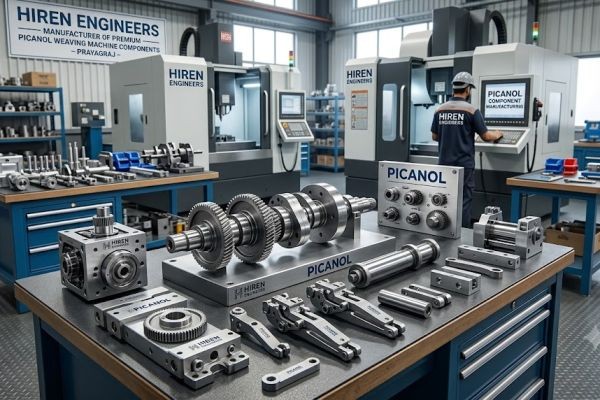 Textile Weaving Machine Components Picanol for Industrial Applications - Hiren Engineers