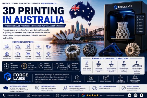 3D Printing in Australia: Powering the Future of Local Manufacturing and Product Innovation