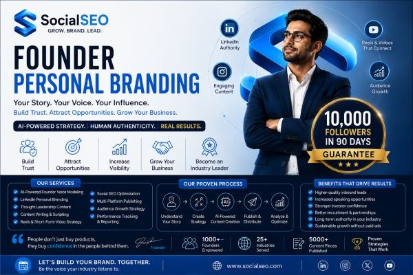 Founder Personal Branding Services: Build Trust Before You Sell