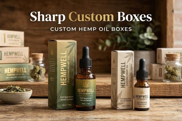 Custom Hemp Oil Boxes for Safe and Secure Packaging