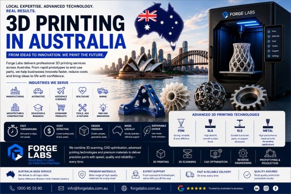 3D Printing in Australia: Transforming Ideas into High-Performance Products