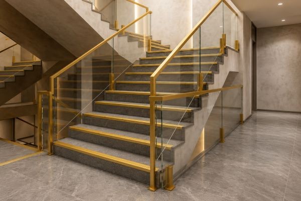 25mm x 10mm Aluminium Stair Nosing Anti-Slip Edge Trim: Enhance Stair Safety and Durability