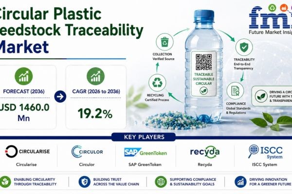 USA Circular Plastic Feedstock Traceability Market Targets USD 1,460.0 Million Valuation Supported