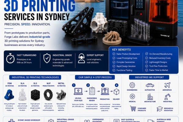 3D Printing Services in Sydney: Advanced Manufacturing for Businesses That Need Results