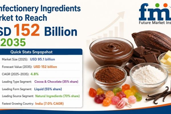 Barry Callebaut Accelerates Indian Expansion as Global Confectionery Ingredients Market Grows from USD 95.1 Billion in 2025 to USD 152.0 Billion by 20..