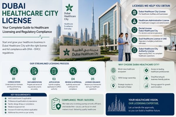 Planning for a Dubai Healthcare City License: Essential Steps Before You Submit Your Application