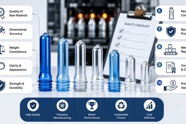 Top 10 Factors to Check Before Buying PET Bottle Preforms
