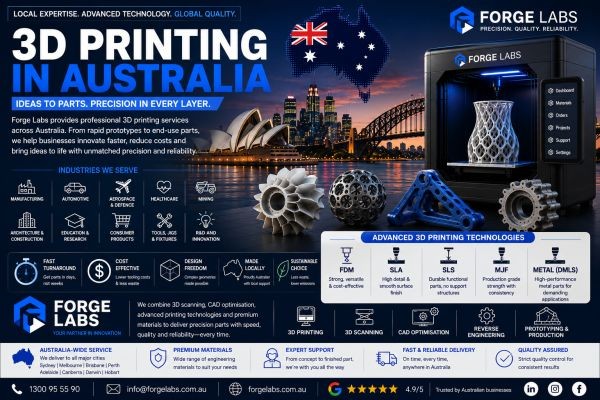 3D Printing in Australia: Shaping the Future of Advanced Manufacturing