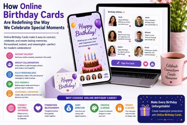 How Online Birthday Cards Are Redefining the Way We Celebrate Special Moments