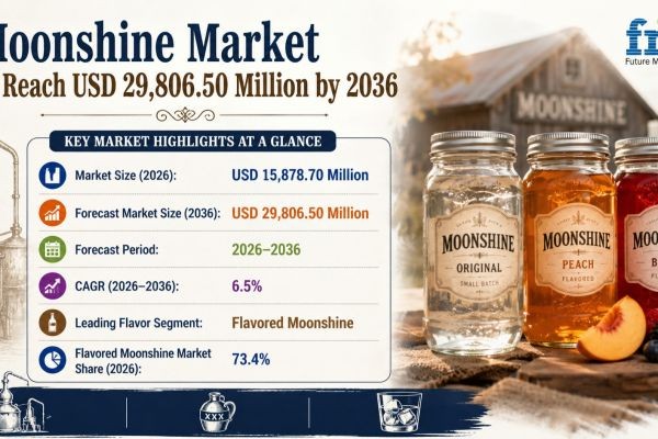 Moonshine Market to Reach USD 29,806.50 Million by 2036