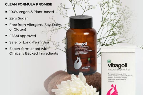 How do glowing skin supplements protect from UV damage?