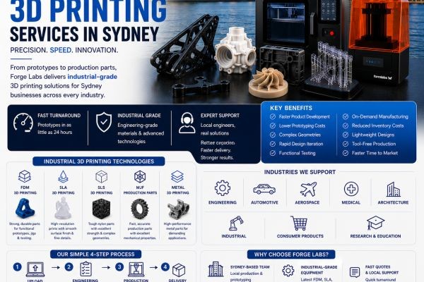 3D Printing Services in Sydney: The Complete Manufacturing Solution for Modern Businesses